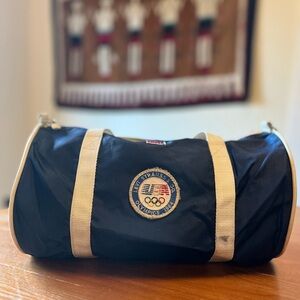 Levi’s • 1984 Los Angeles Olympics Souvenir Duffle Bag • Navy